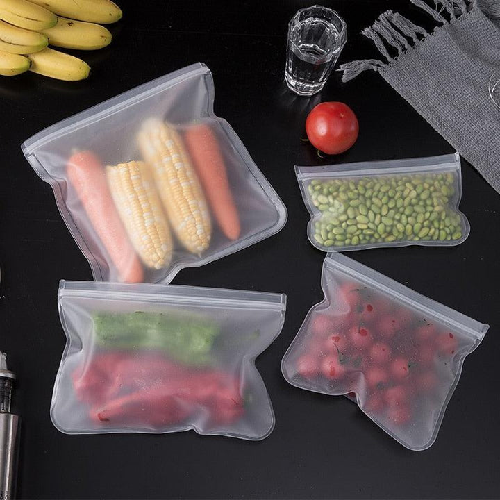 Lisslune | Eco-friendly silicone food storage bags - Keep your food effortlessly fresh