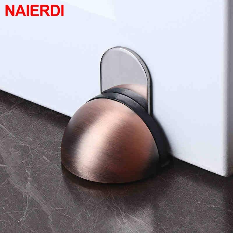 Lisslune | SilentShield Magnetic Door Stopper Set - Premium Stainless Steel for a Peaceful Home