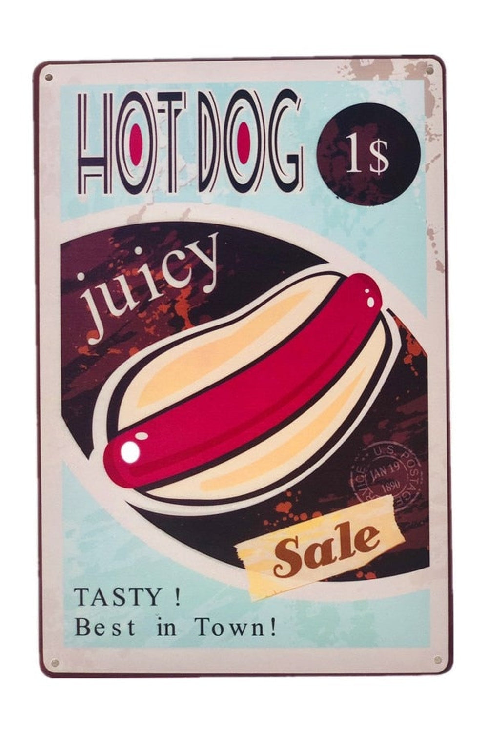 Lisslune | Food Theme Metal Poster