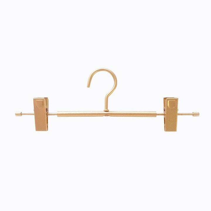 Lisslune | Chic Rose Gold and Golden Aluminium Heavy Duty Hangers for Stylish Closet Organization