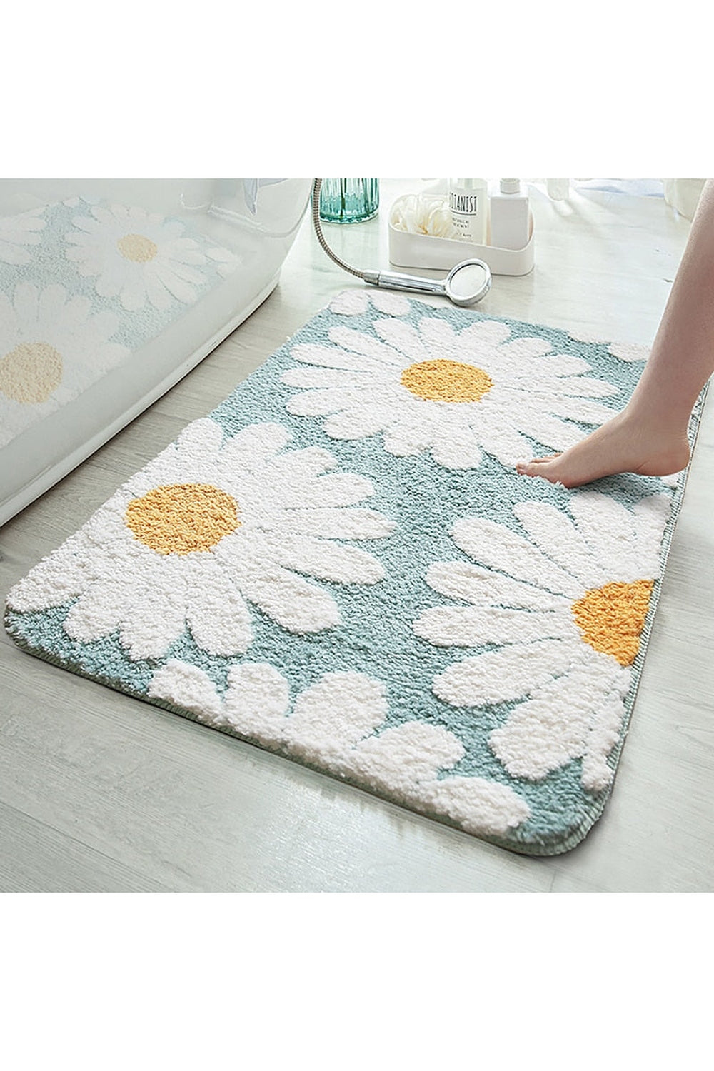 Lisslune | Daisy Bathroom rug