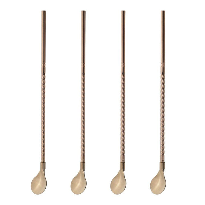 Lisslune | Stainless Steel Straw Spoon (4 pieces)