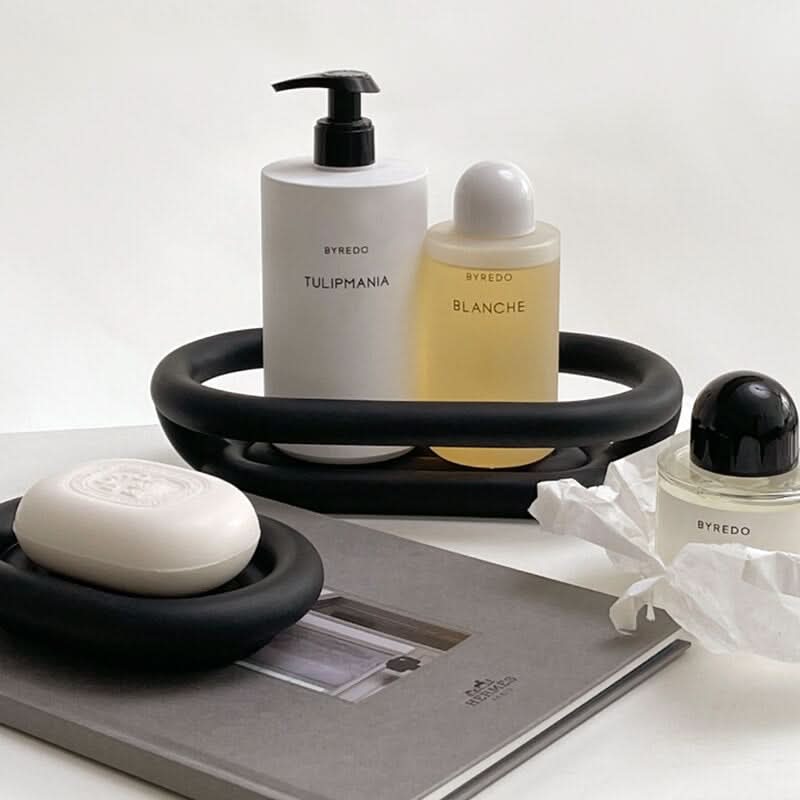 Lisslune | LUXDISH – Abstract soap dish and bathroom shelf