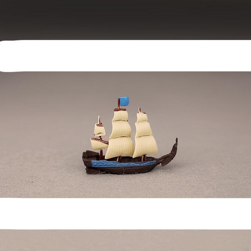 Lisslune | Nautical Charm: Exquisite Handcrafted Sailboat Sculpture