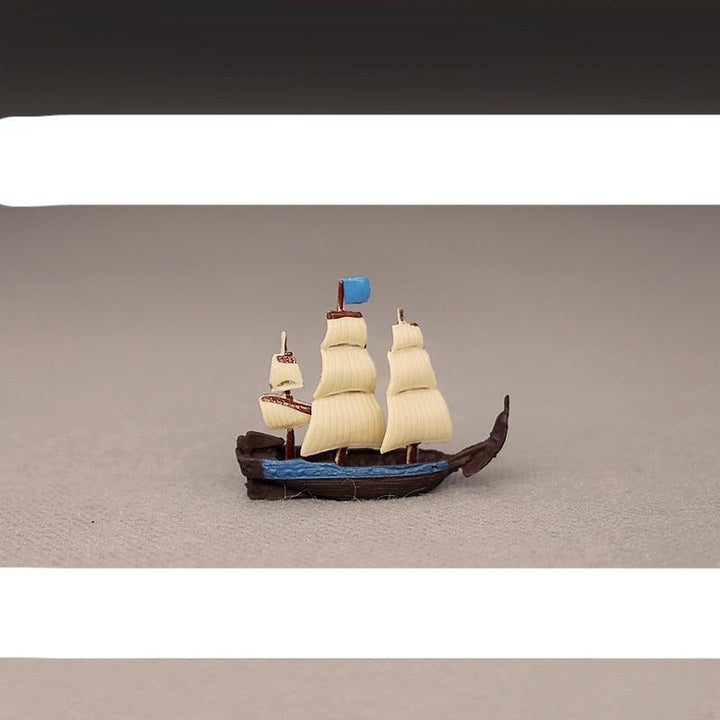 Lisslune | Nautical Charm: Exquisite Handcrafted Sailboat Sculpture