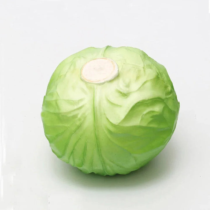 Lisslune | Realistic Plastic Cabbage Decoration - Premium Quality Vegetable Replica