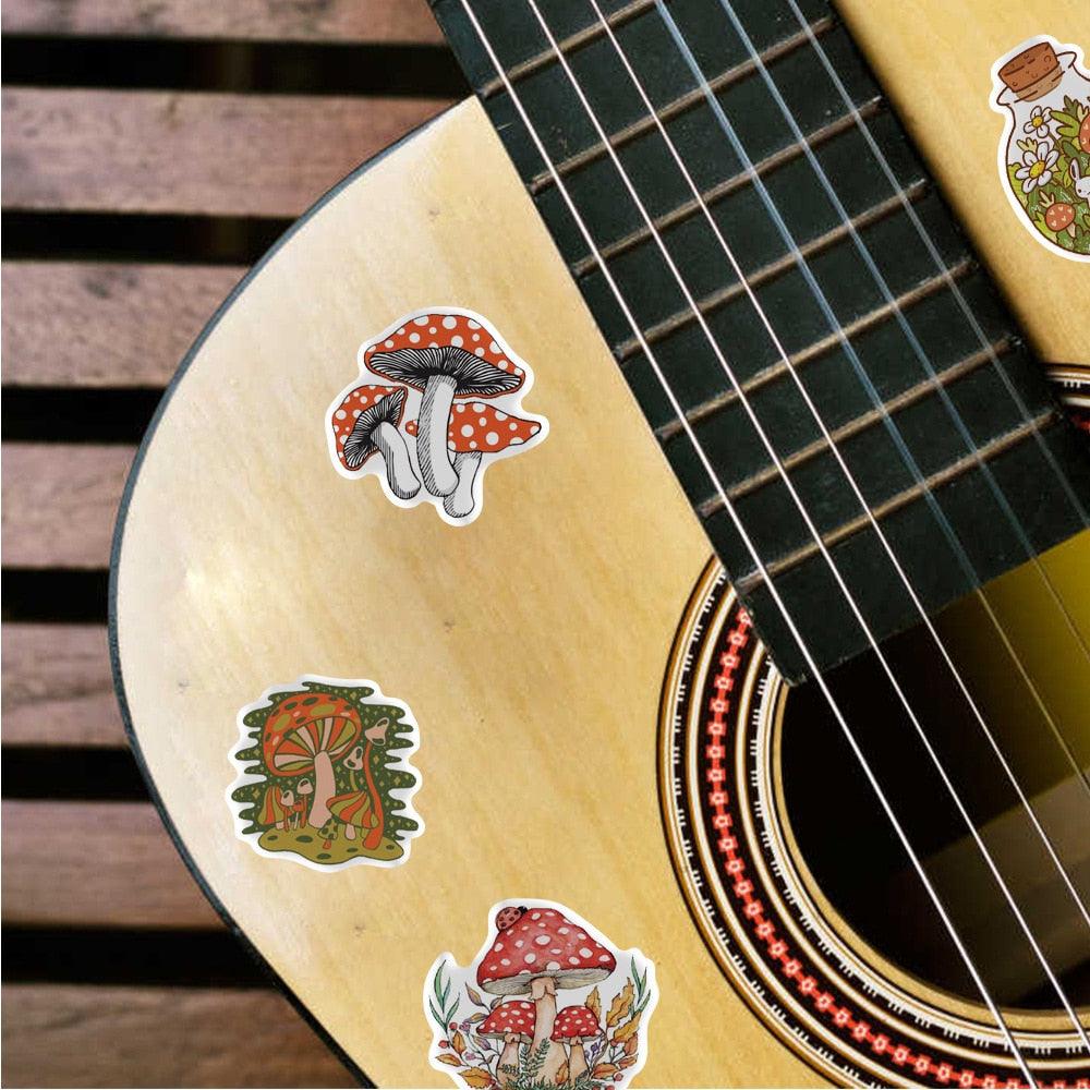 Lisslune | Enchanting Mushroom Sticker Art Collection