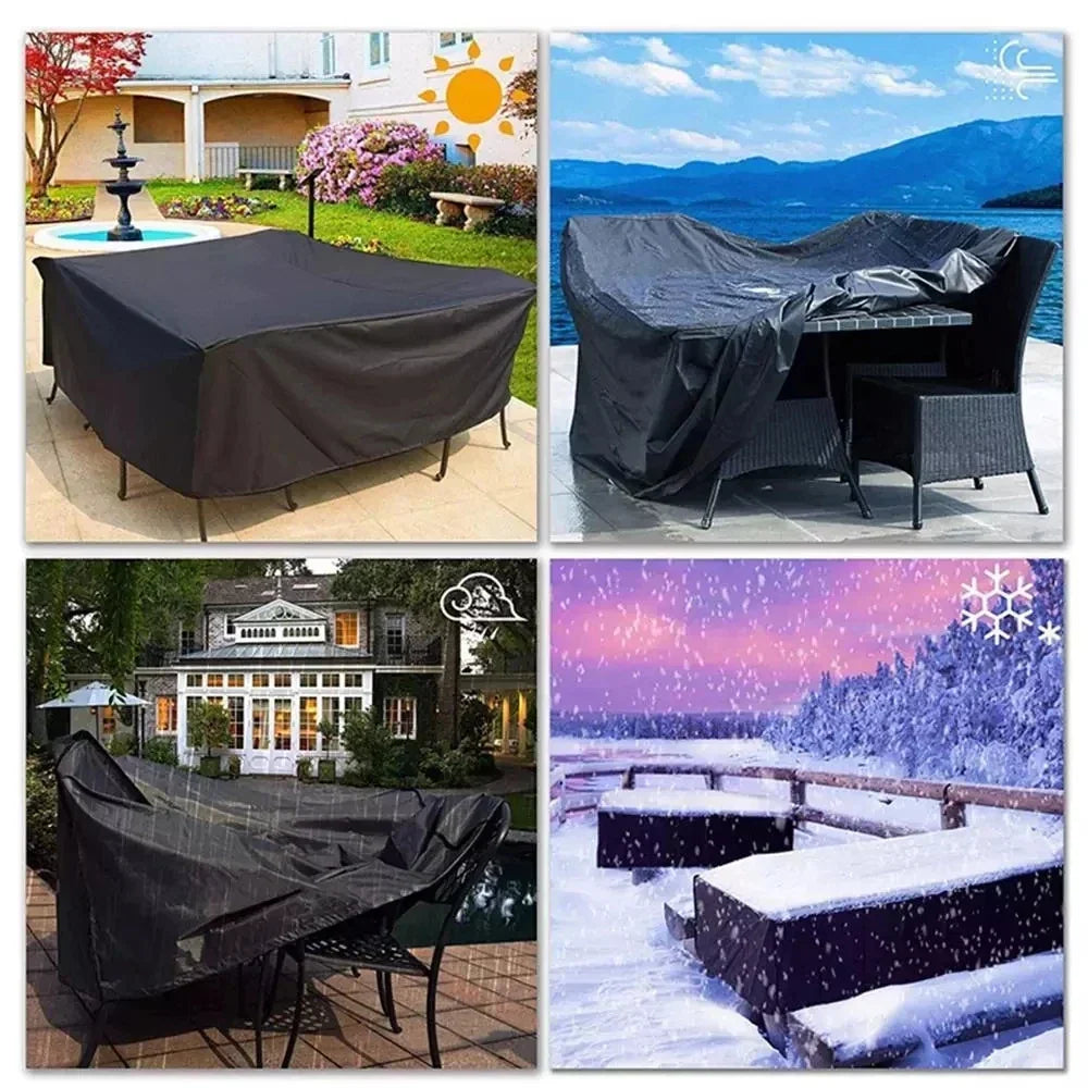 Lisslune | Waterproof Garden Furniture Covers | UV Resistant, Durable & Available in 90 Sizes for Outdoor Patios and Chairs