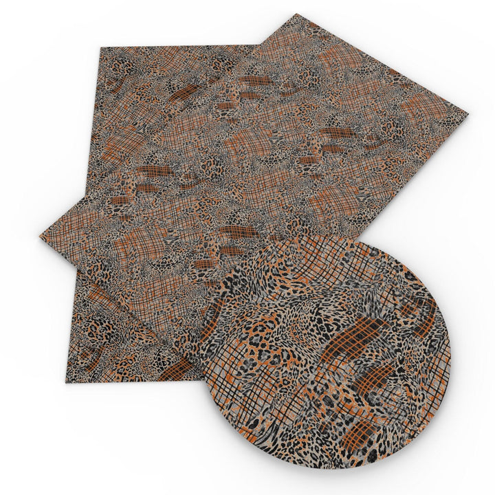 Lisslune | Trendy Leopard Print Synthetic Leather: Enhance Your DIY Style