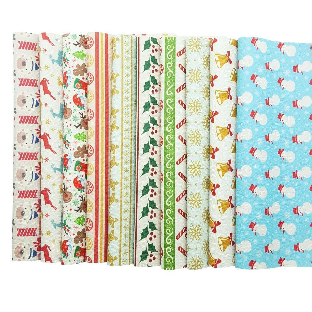 Lisslune | Christmas bow leather crafting sheets for creative holiday projects