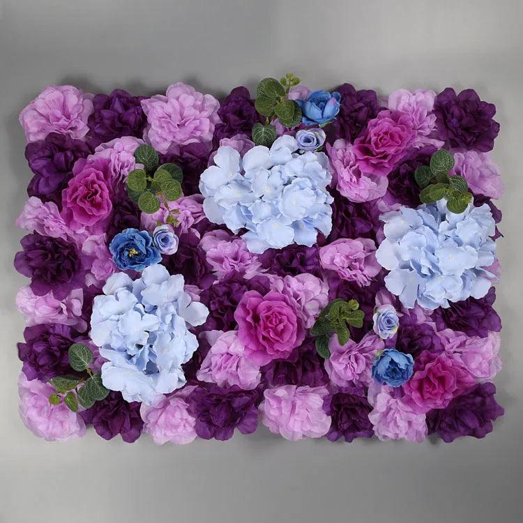 Lisslune | Elegant Flower Wall Art Handmade with Cotton, Silk and Artificial Flowers