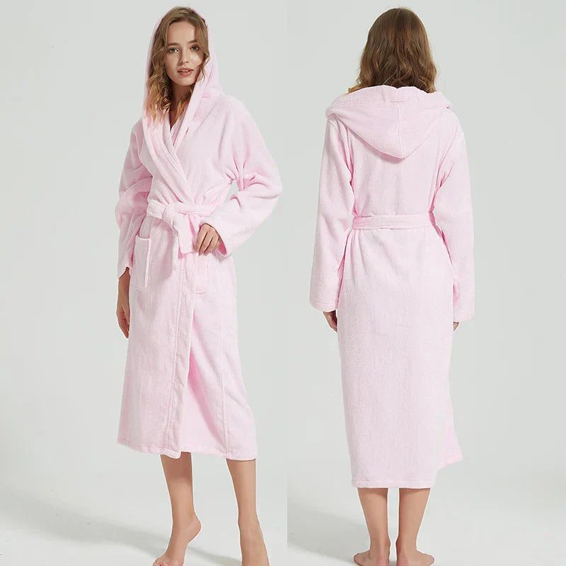 Lisslune | SpaLux – Cotton bathrobe with hood