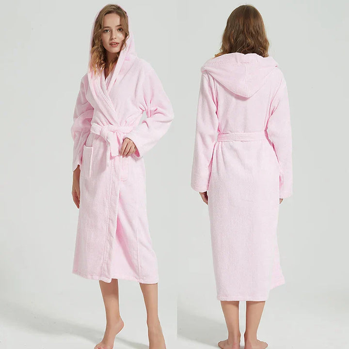 Lisslune | SpaLux – Cotton bathrobe with hood