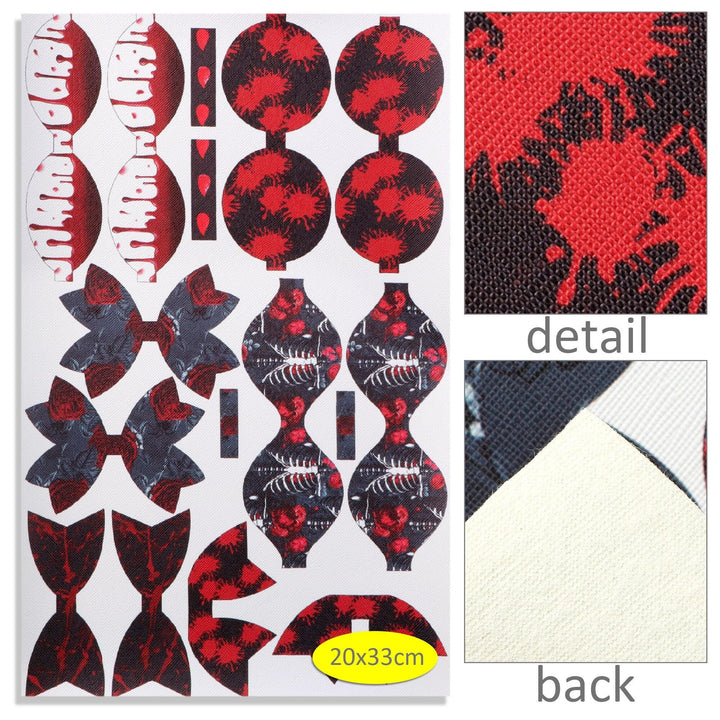 Lisslune | Spooky Season Cartoon Leather DIY Craft Kit: Creative Project Bundle