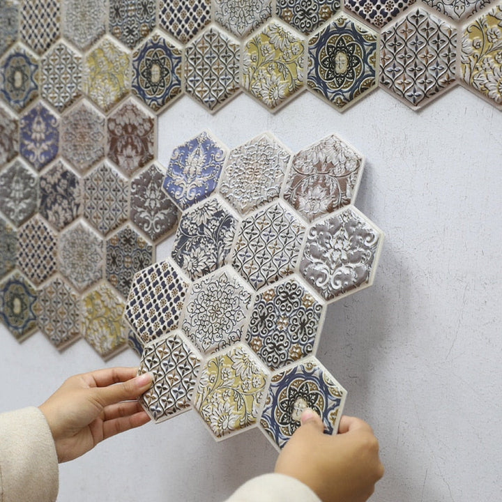 Lisslune | 3D Self-Adhesive Brick Pattern Wallpaper