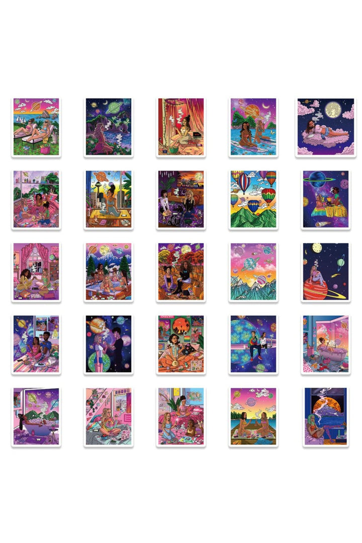 Lisslune | Vibes Trippy Girls Sticker