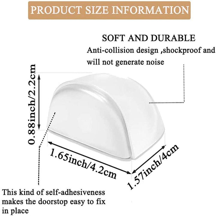 Lisslune | Invisible Wall Protection Doorstop Set - 4 Pack
