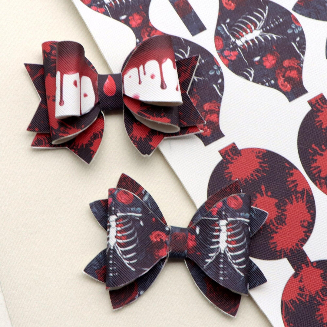 Lisslune | Spooky Season Cartoon Leather DIY Craft Kit: Creative Project Bundle