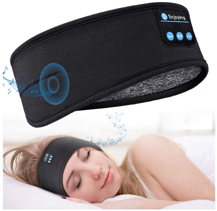 Lisslune | RestRhythm Bluetooth Sleep Mask – Comfortable Music Mask for Relaxation and Sleep