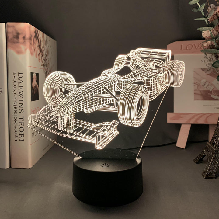 Lisslune | Formula-1-3D-Illusion lamp with color mode