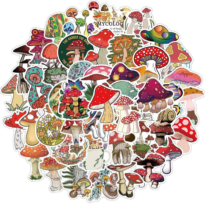 Lisslune | Enchanting Mushroom Sticker Art Collection