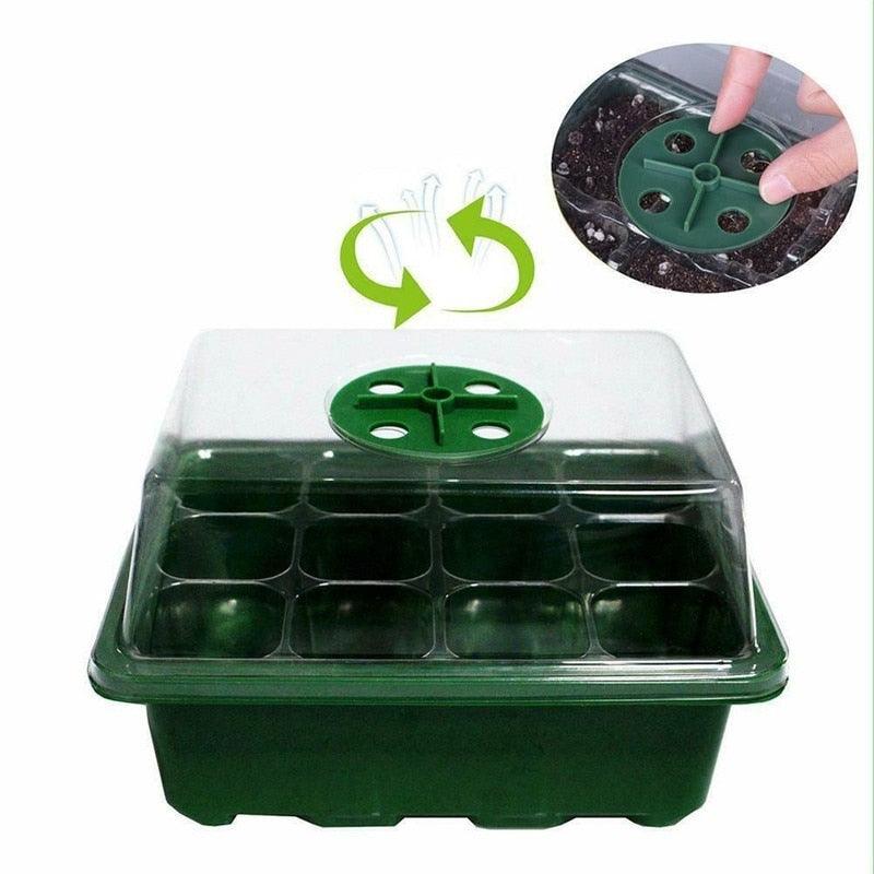 Lisslune | Innovative Seedling Growing Set: 12-Cell Growth Plate for Superior Plant Care
