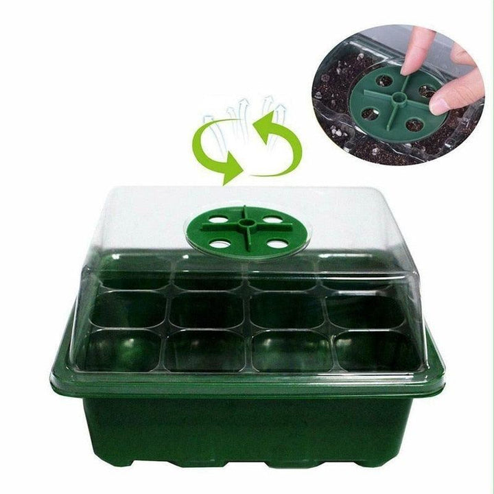 Lisslune | Innovative Seedling Growing Set: 12-Cell Growth Plate for Superior Plant Care