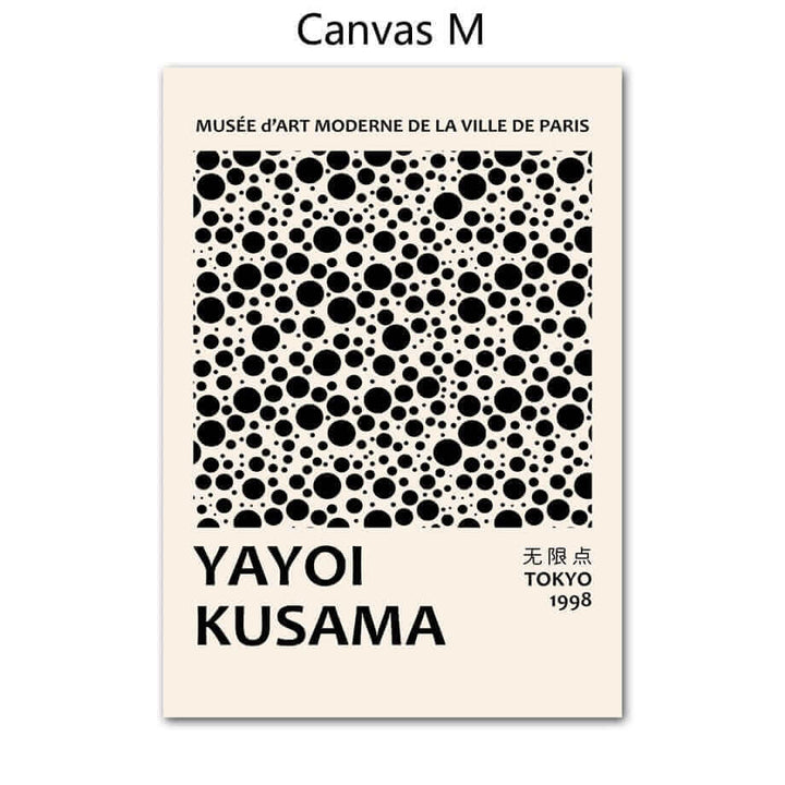 Lisslune | Yayoi Kusama Abstract Premium Poster