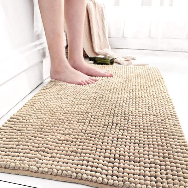 Lisslune | PebbleSoft - Structured Bath Mat with Pebble Design