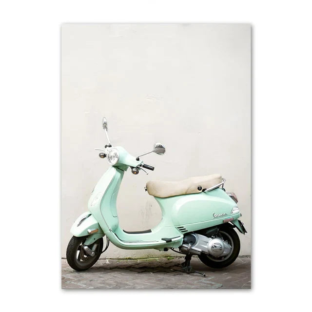 Lisslune | Vespa Canvas Poster
