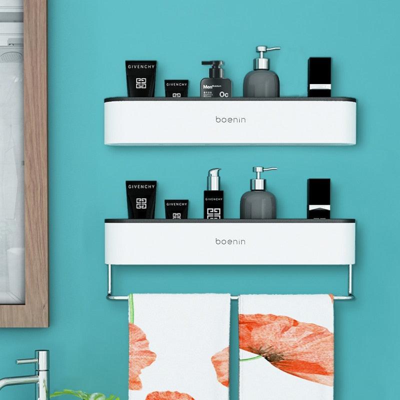 Lisslune | Slim space-saving wall shelf for bathroom accessories