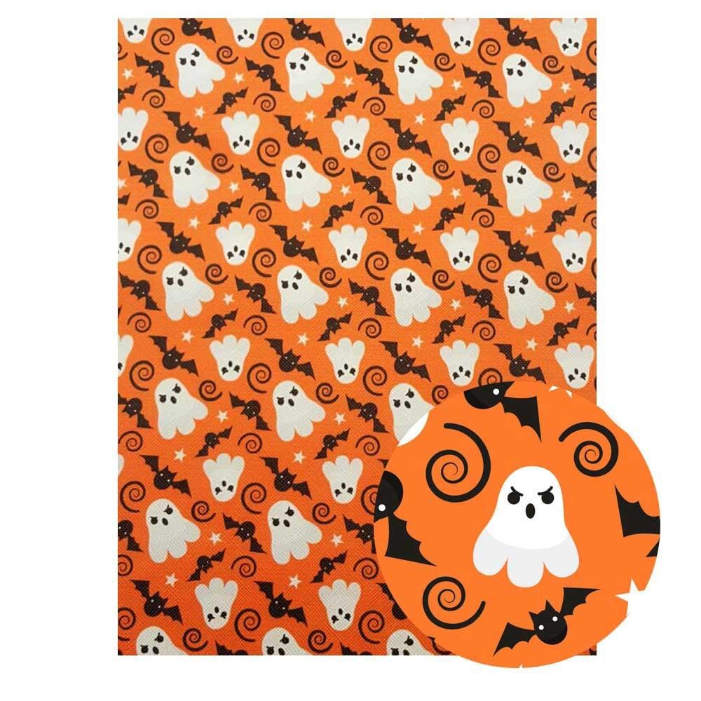 Lisslune | Halloween Themed PU Leather Craft Sheets - Essential for Spooky DIY Projects 🎃