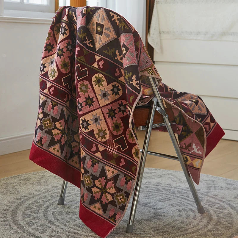 Lisslune | Paisley Print Blanket