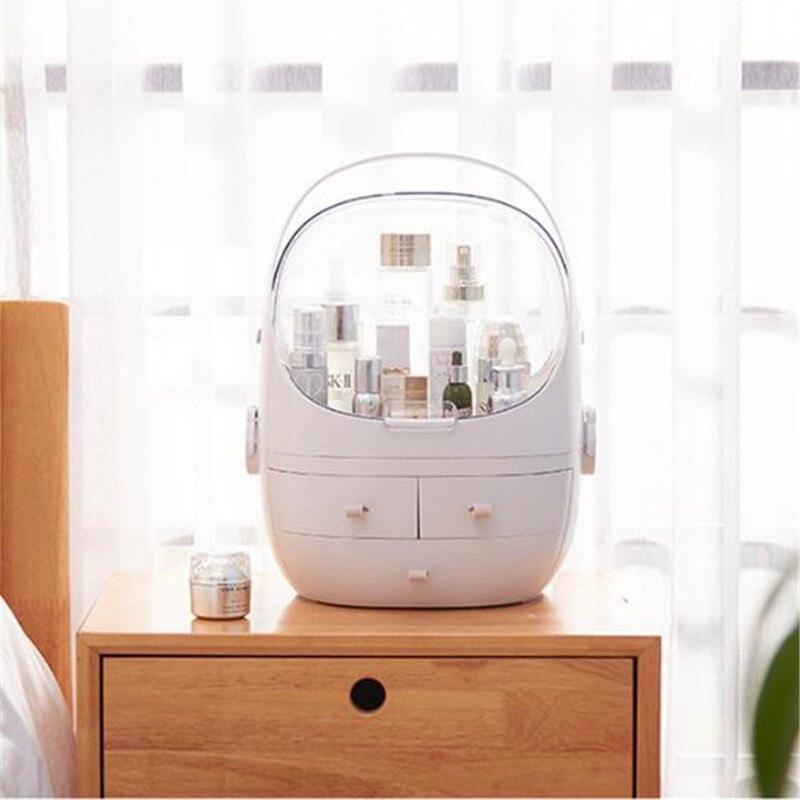 Lisslune | Compact Transparent Makeup Organizer: The Ultimate Beauty Storage Solution for On the Go