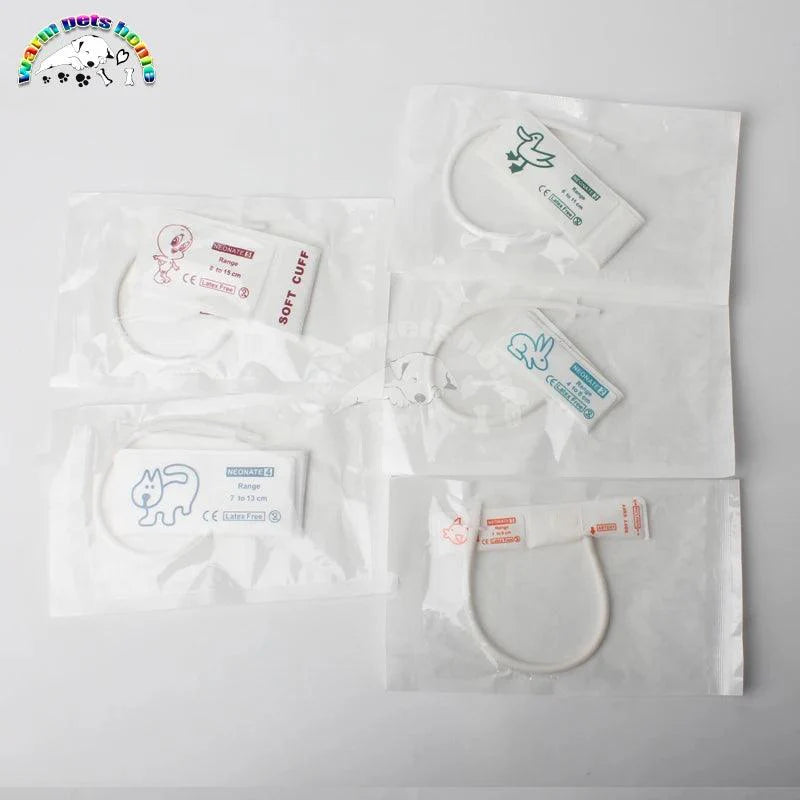 Lisslune | Replaceable Adjustable Blood Pressure Cuff Set for Newborn Pets - Multiple Size Options for Accurate Measurements