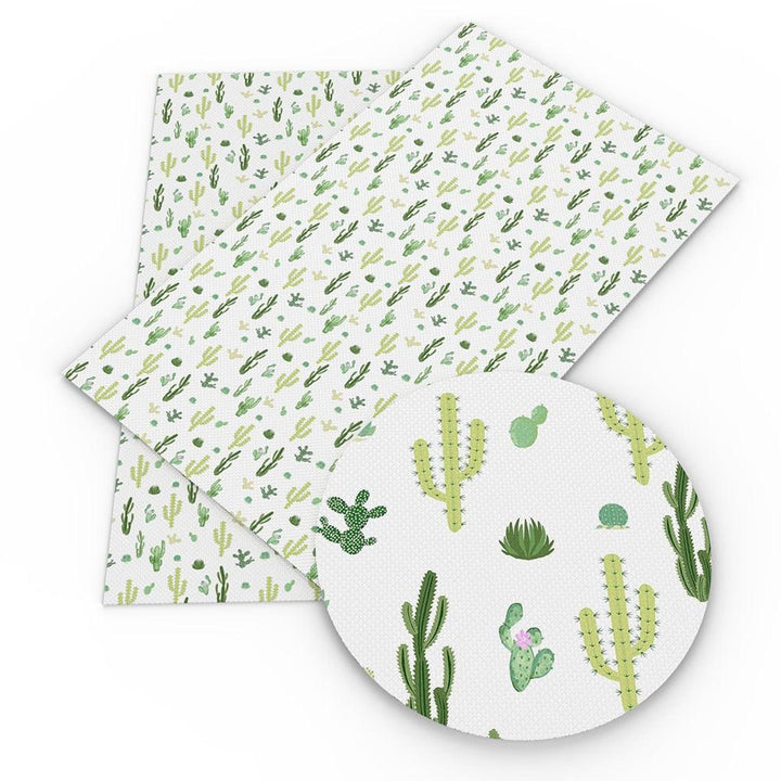 Lisslune | Floral Elegance Synthetic Leather Craft Sheets - Creative Essentials