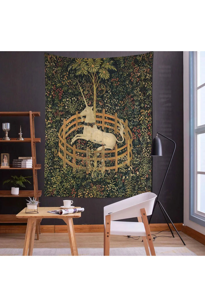 Lisslune | enchanted unicorn rug
