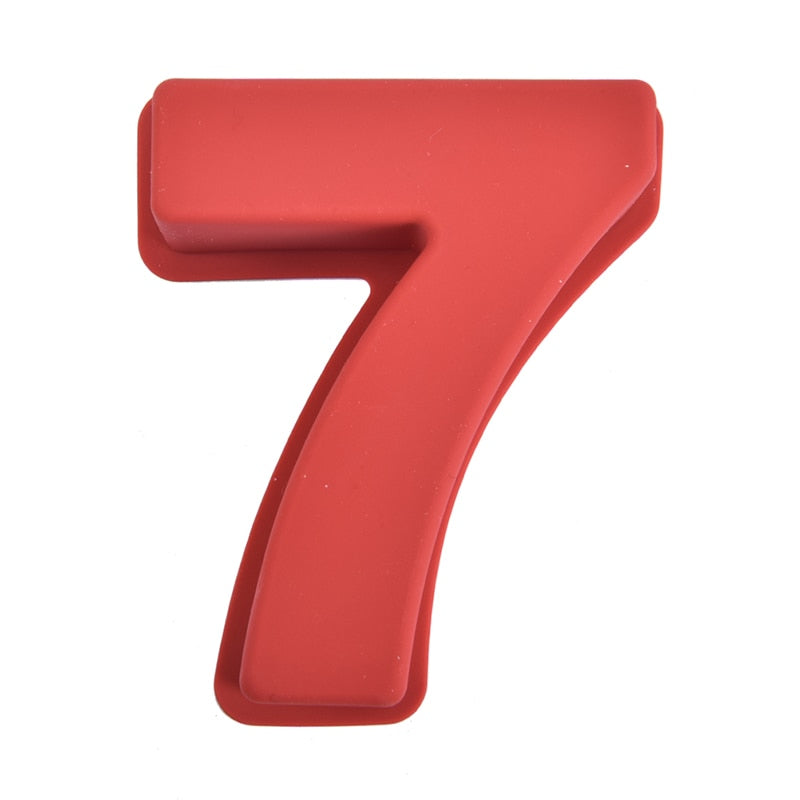 Lisslune | Silicone Number Cake Mold for Numbers 0-9