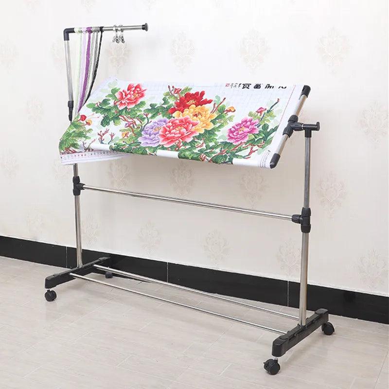 Lisslune | Ergonomic Adjustable Creative Stand for Hands-Free Embroidery and Embroidery Stitches