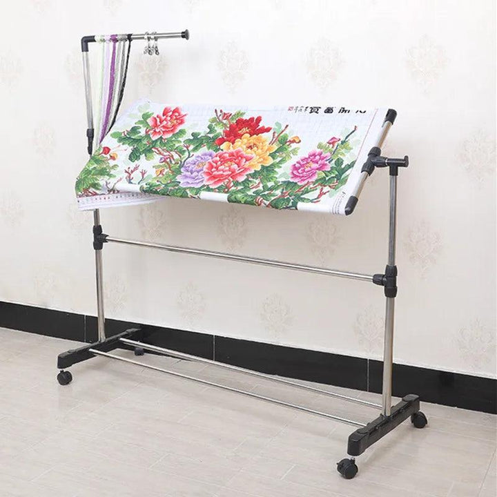 Lisslune | Ergonomic Adjustable Creative Stand for Hands-Free Embroidery and Embroidery Stitches