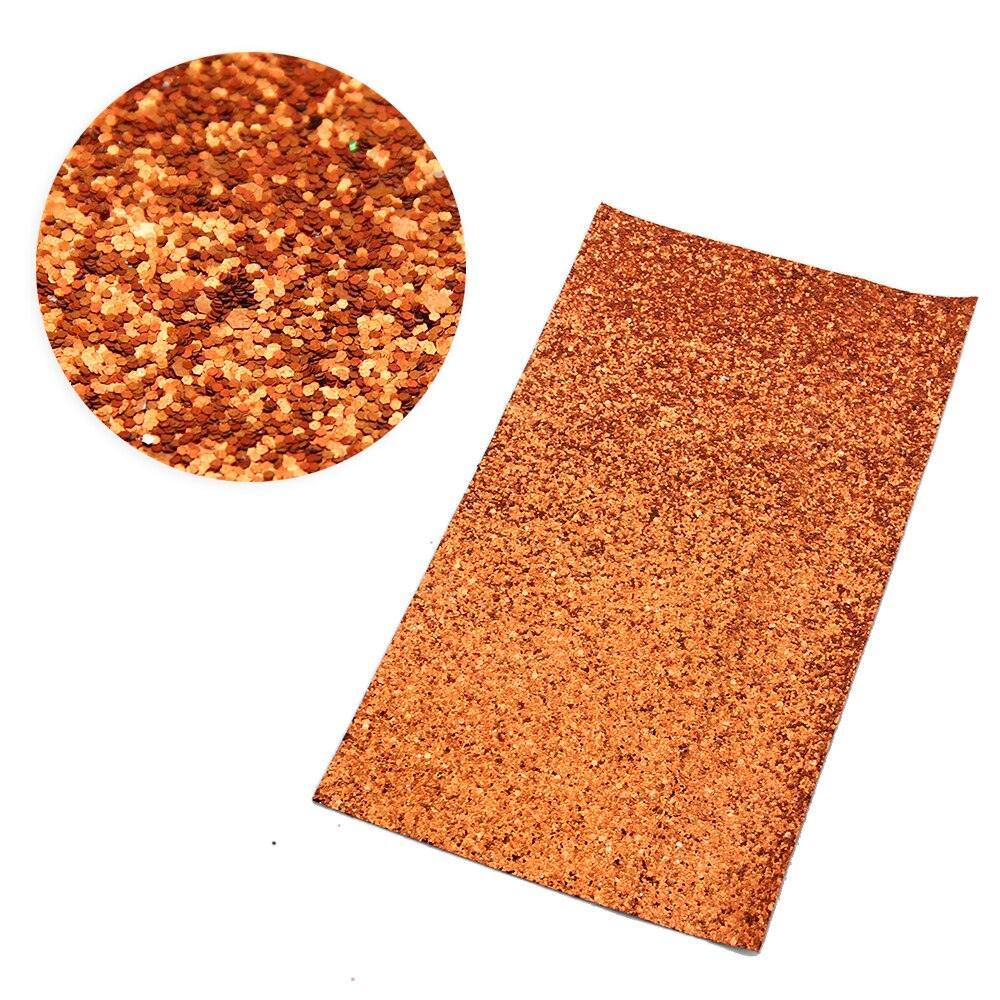 Lisslune | Glamorous Chunky Glitter Synthetic Leather Sheets - Ultimate DIY Craft Material