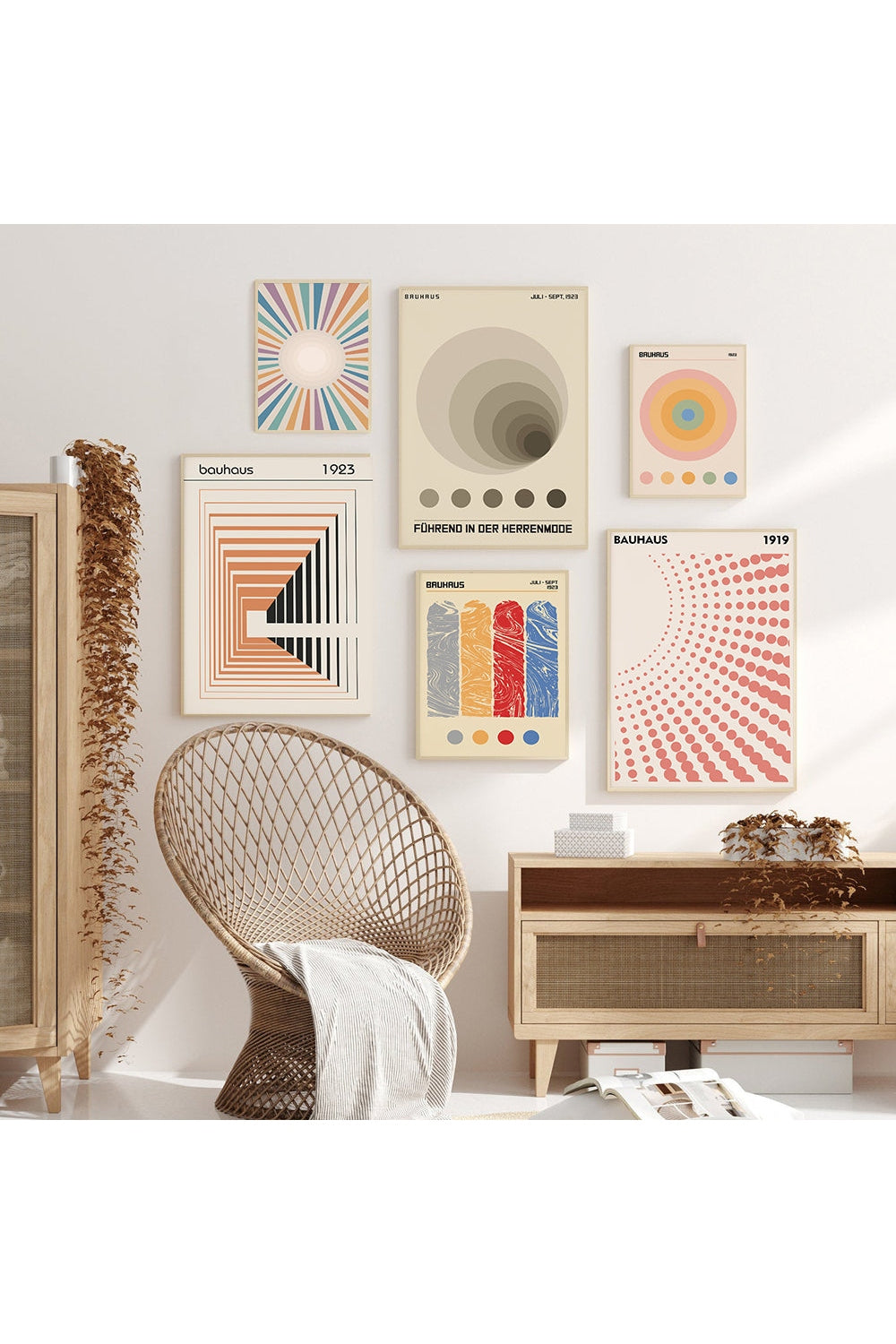 Lisslune | Geometric Canvas Poster