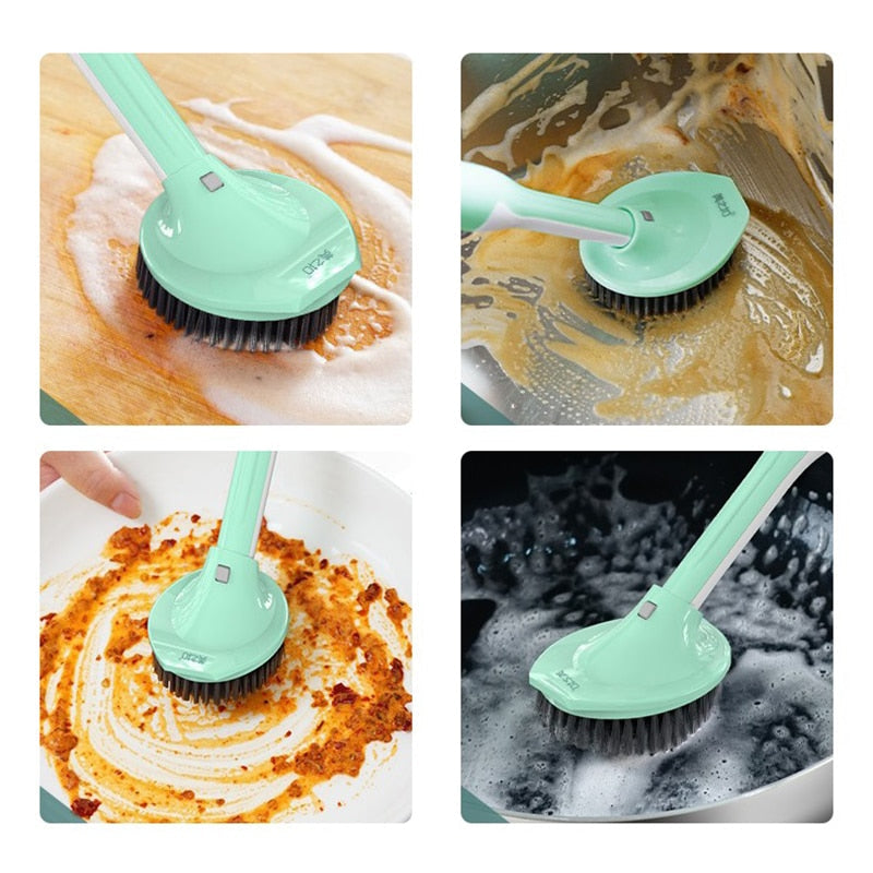 Lisslune | Soap Saver Long Handle Easy Dishwashing Brush