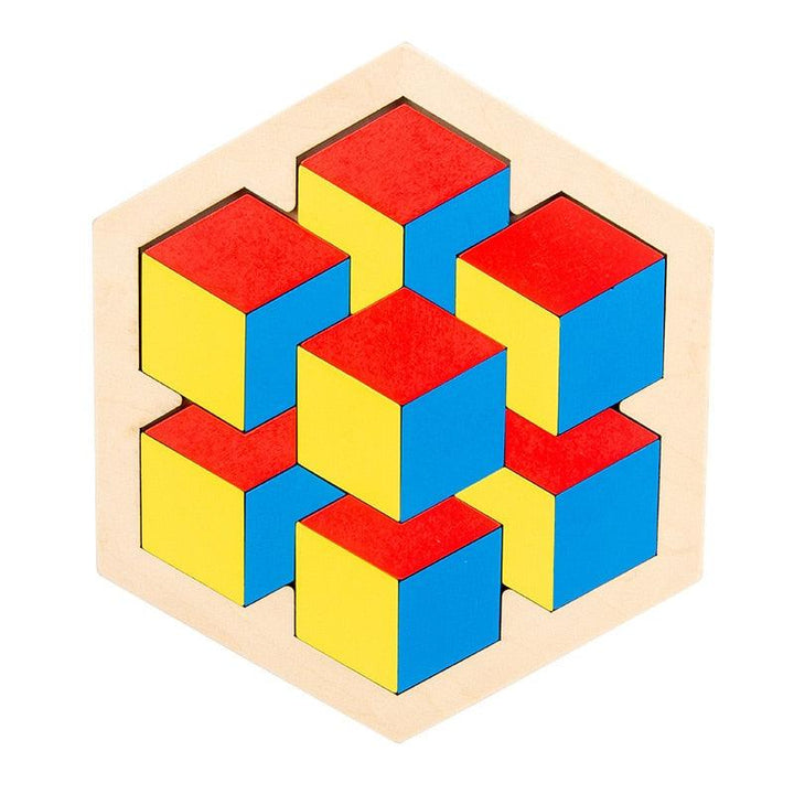 Lisslune | Colorful 3D Tangram Puzzle: Stimulate Creativity and Learning