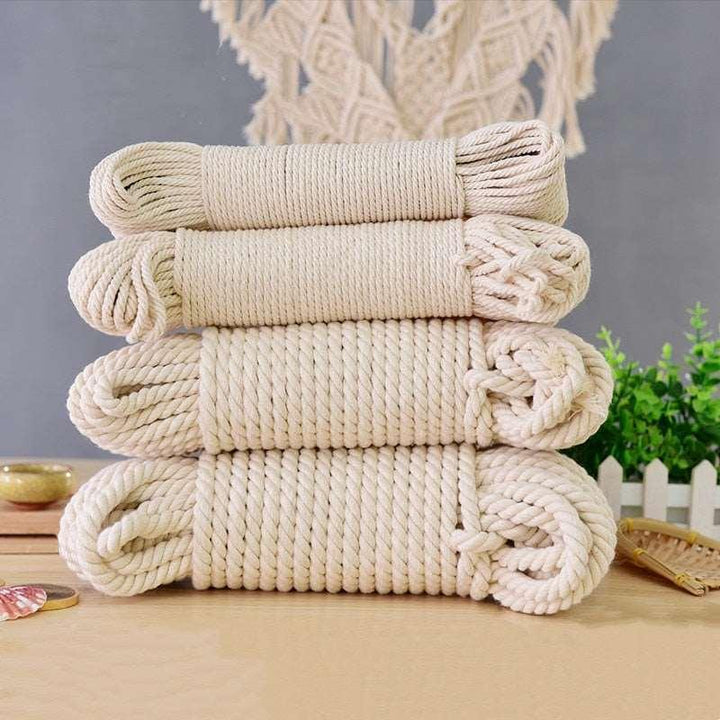 Lisslune | Natural Cotton Macrame Rope: The essential cord for creative projects