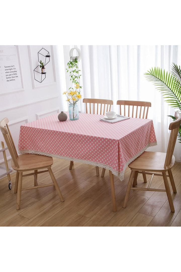 Lisslune | Heart Pattern Tablecloth
