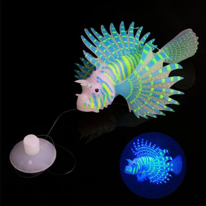Lisslune | Glow-in-the-Dark Lionfish Aquarium Decoration