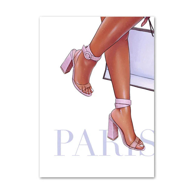 Lisslune | Girl Canvas Poster