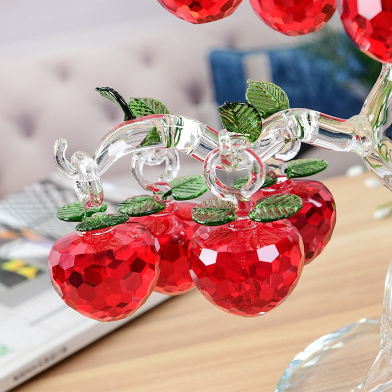 Lisslune | Elegant Crystal Apple Tree Home Decor
