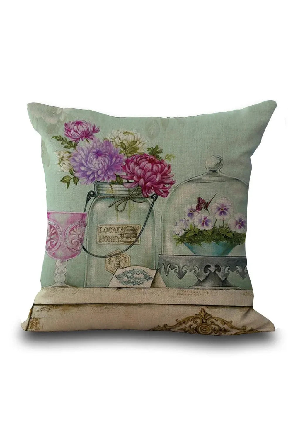 Lisslune | Floral Car Seat Cushion Cover